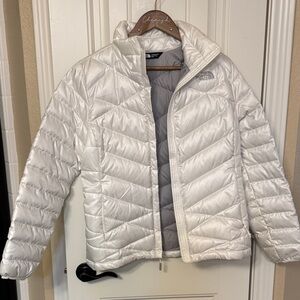 The North Face White Puffer Jacket